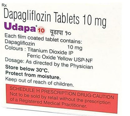 Udapa 10 mg - Strip of 10 Tablets