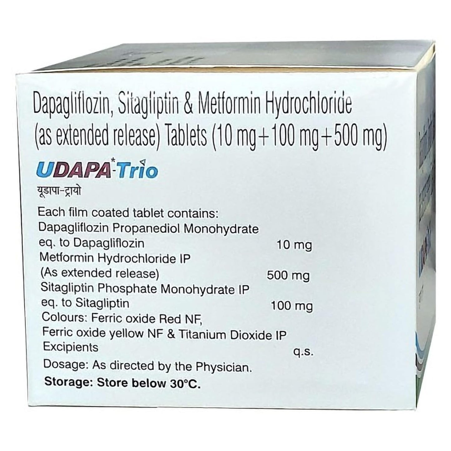 Udapa-Trio - Strip of 10 Tablets