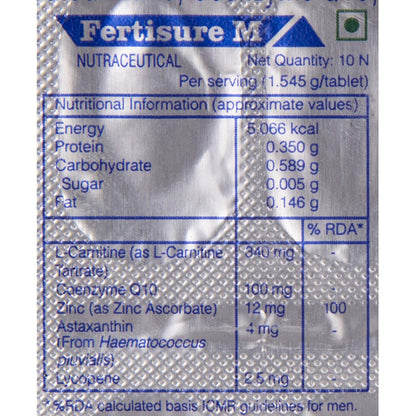 Fertisure M - Blister Pack of 10 Tablets