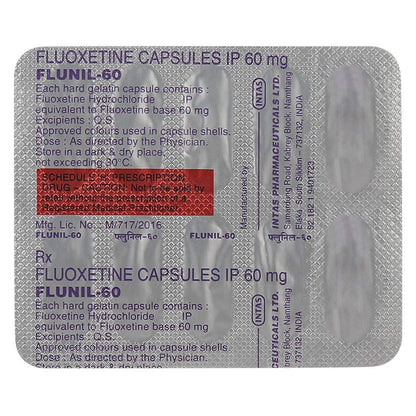 Flunil 60 - Strip of 10 Capsules