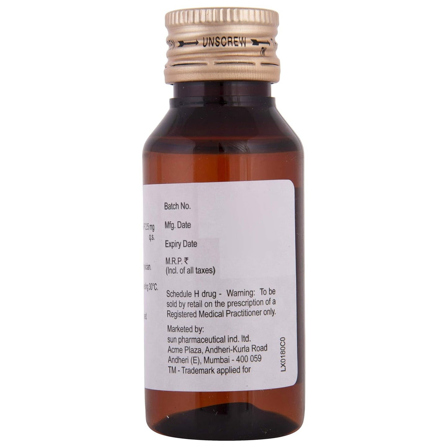 Teczine 2.5mg/5ml - Bottle of 60 ml Syrup