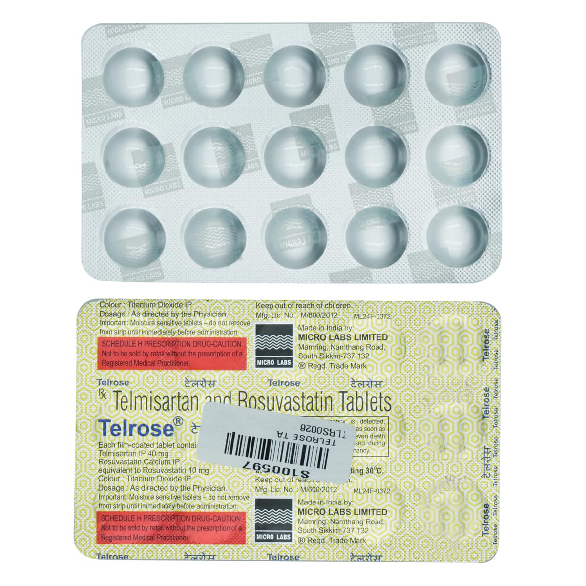 Telrose -Strip of 15 Tablets