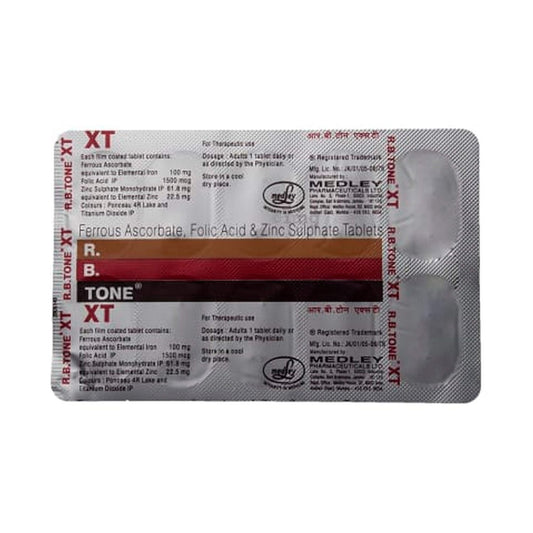 R.B.Tone-XT - Strip of 10 Tablets