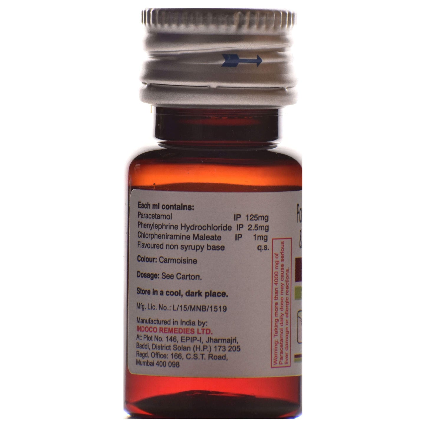 Febrex Plus - Bottle of 15 ml Oral Drops