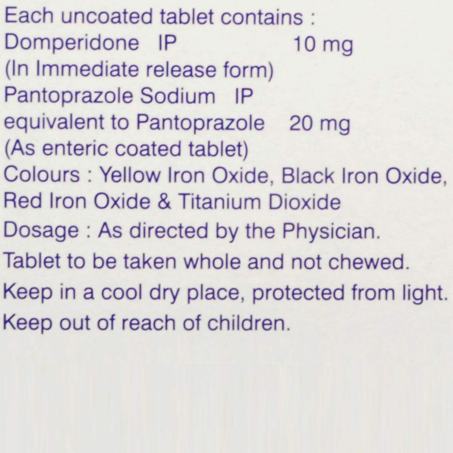 Dompan - Strip of 10 Tablets