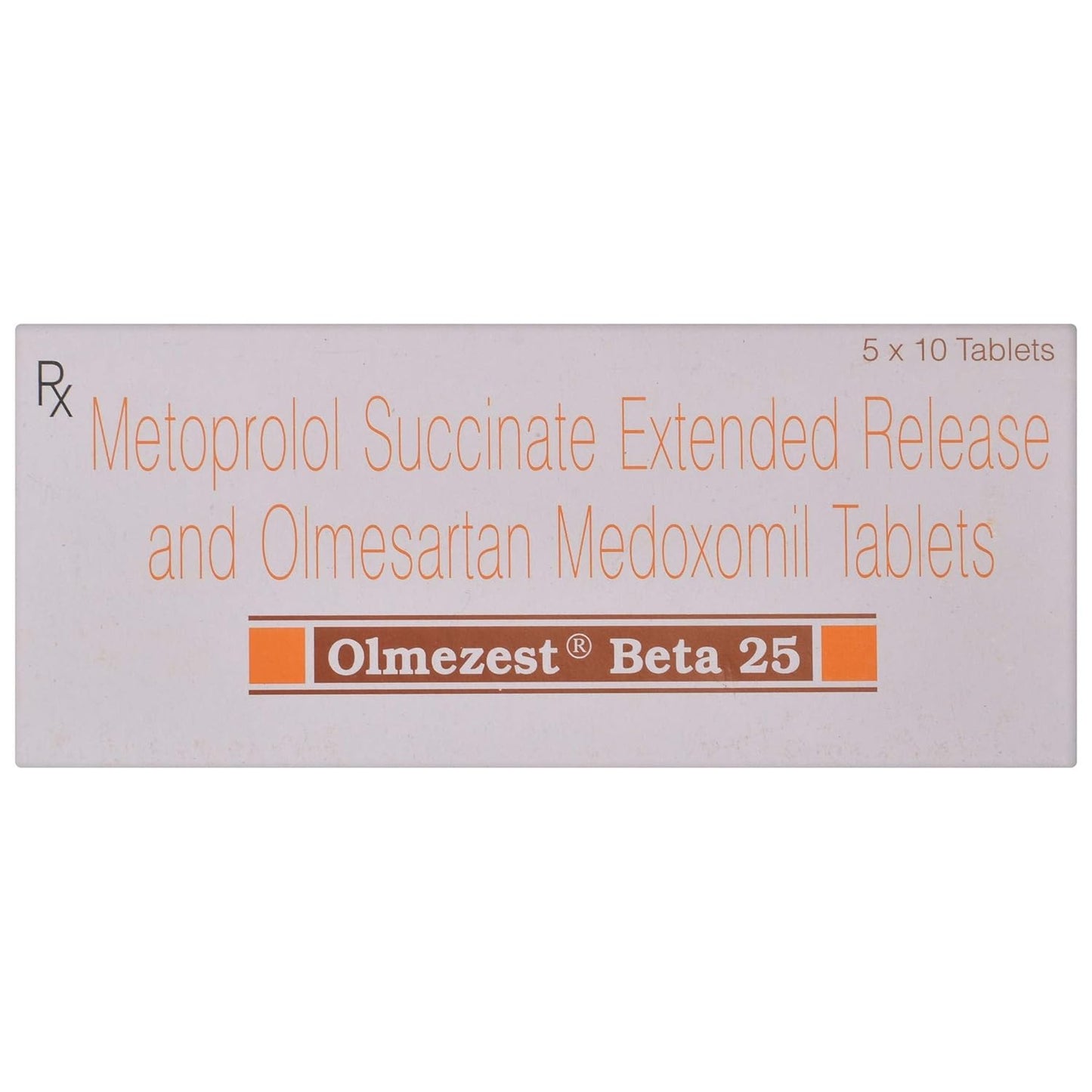 Olmezest Beta 25 - Strip of 10 Tablets