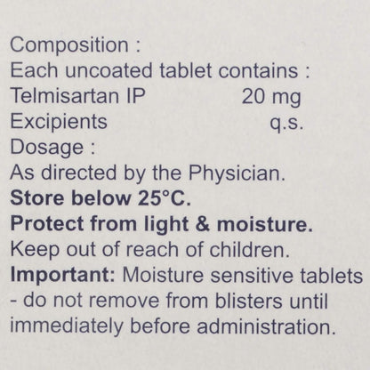 Temsan 20 - Strip of 15 Tablets