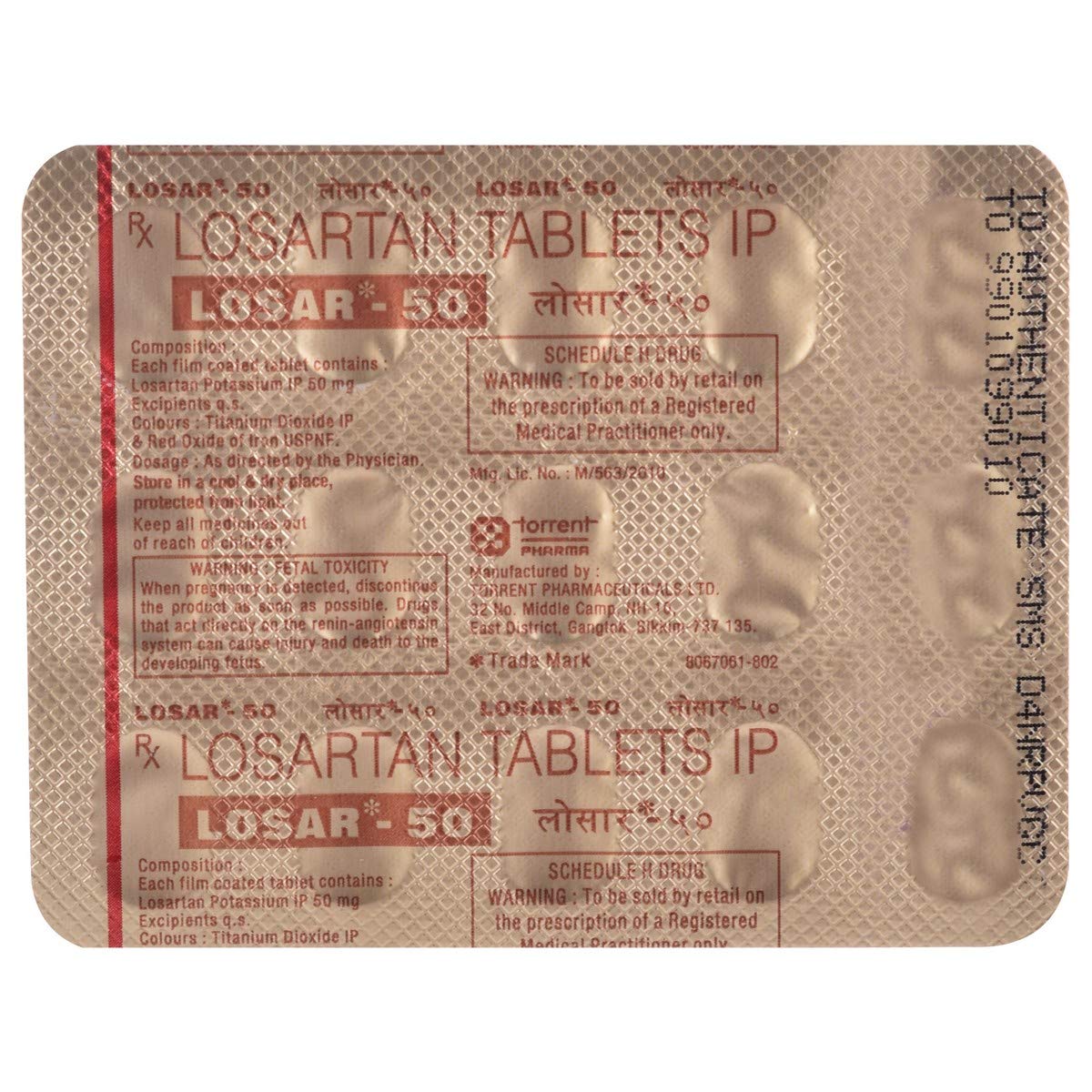 Losar-50 - Strip of 15 Tablets