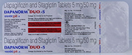 Dapanorm Duo 5 - Strip of 10 Tablets