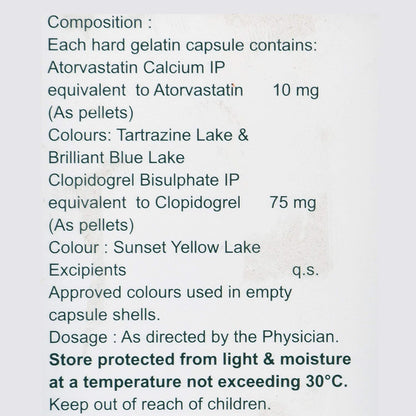 ATOREC CV 10MG CAPSULE 10'S