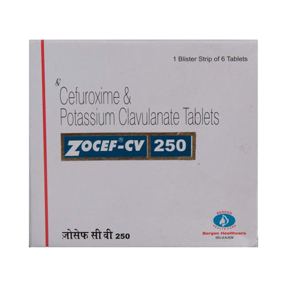 Zocef CV 250mg - Strip of 6 Tablets