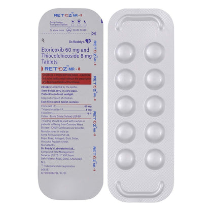 Retoz-MR 60/8mg - Strip of 10 Tablets