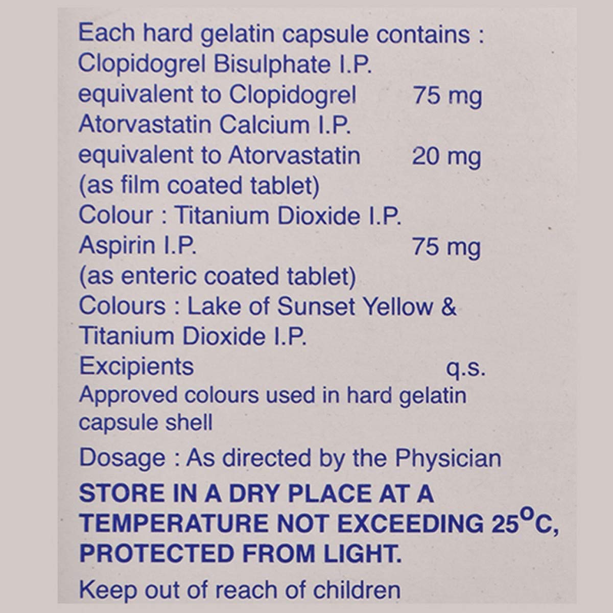 Deplatt CV 20 - Strip of 10 Capsules