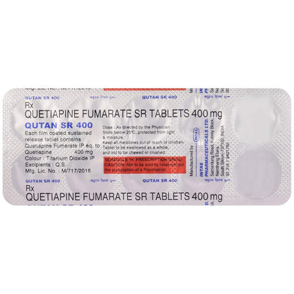 Qutan SR 400 - Strip of 10 Tablets