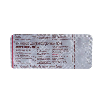 Metpure-XL 25 - Strip of 10 Tablets