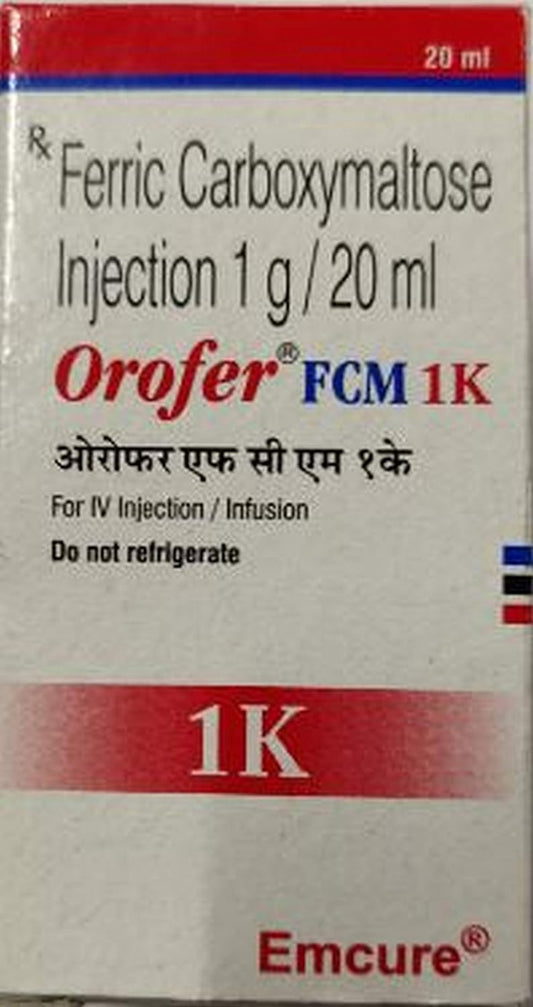 Orofer FCM 1K - Vial of 20 ml Injection