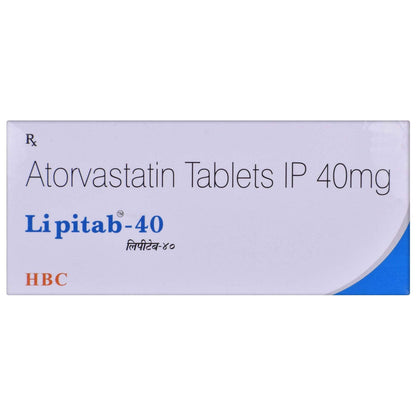 Lipitab-40 - Strip of 10 Tablets