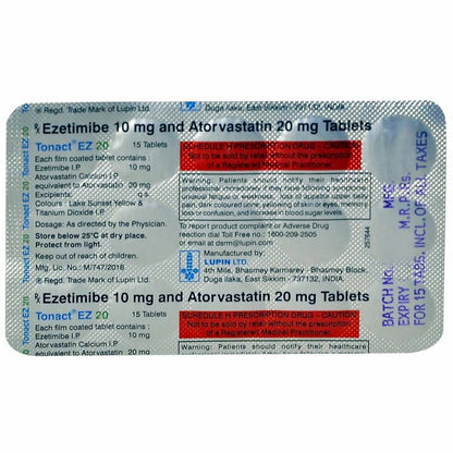 Tonact EZ 20MG - Strip of 15 Tablets