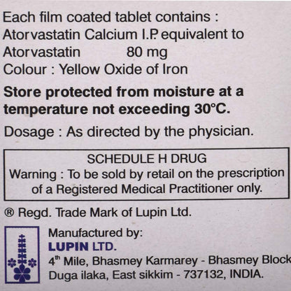 Tonact 80 - Strip of 10 Tablets