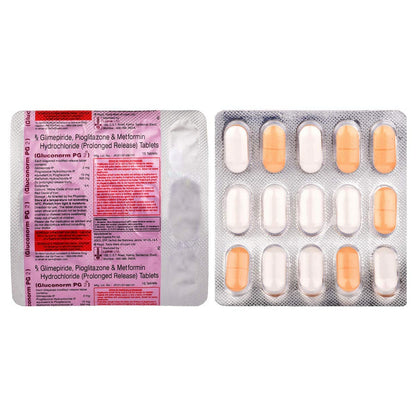 Gluconorm PG 2 - Strip of 15 Tablets