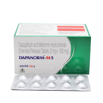 DAPANORM-M 5 - Strip of 10 Tablets