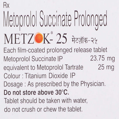 Metzok 25 - Strip of 10 Tablets