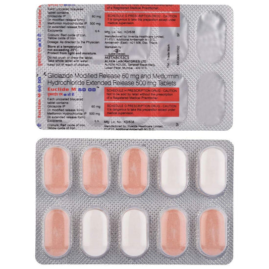 Euclide M 60 OD - Strip of 10 Tablets