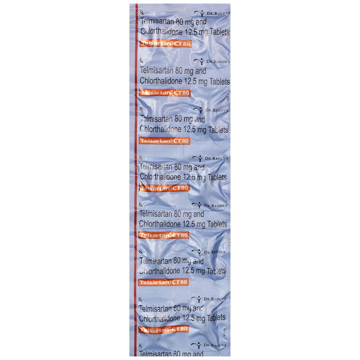 Telsartan-CT 80mg - Strip of 10 Tablets