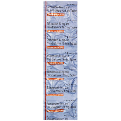 Telsartan-CT 80mg - Strip of 10 Tablets