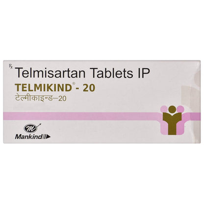 Telmikind-20 - Strip of 10 Tablets