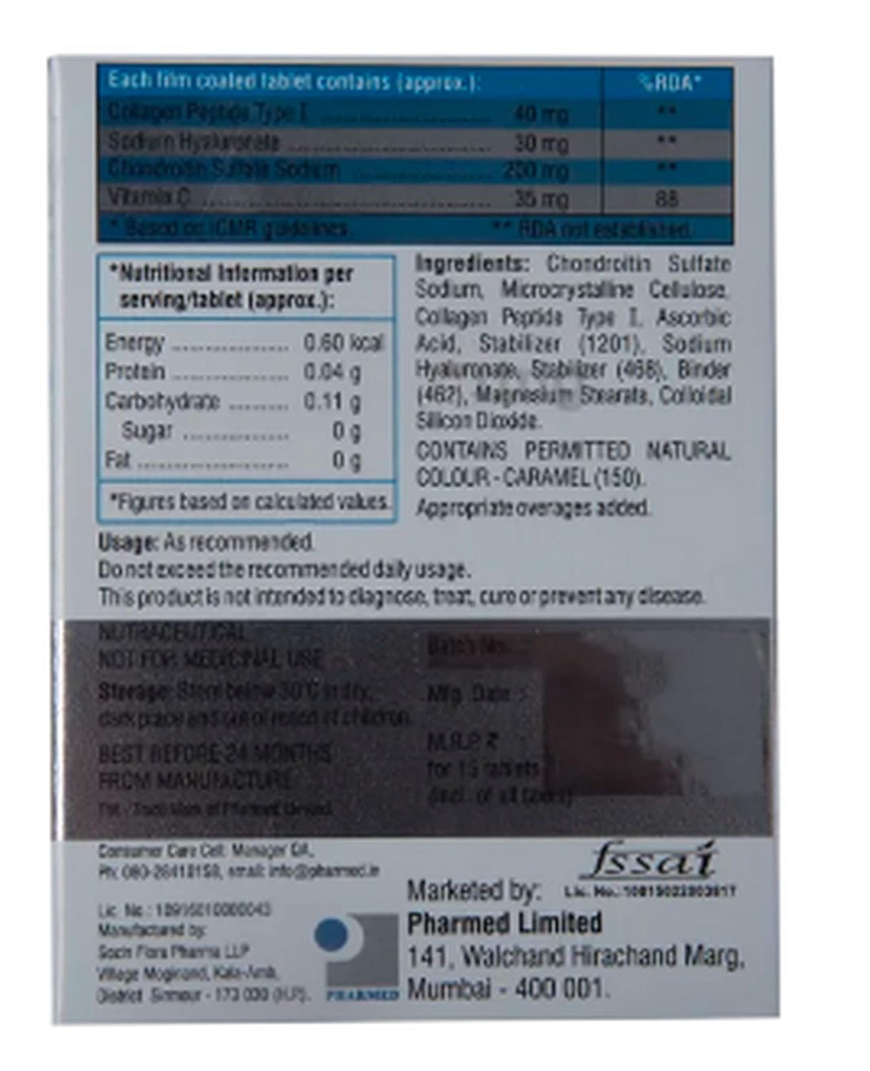 Tendocare - Strip of 15 Tablets