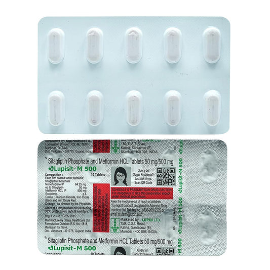 Lupisit-M 500 - Strip of 10 Tablets