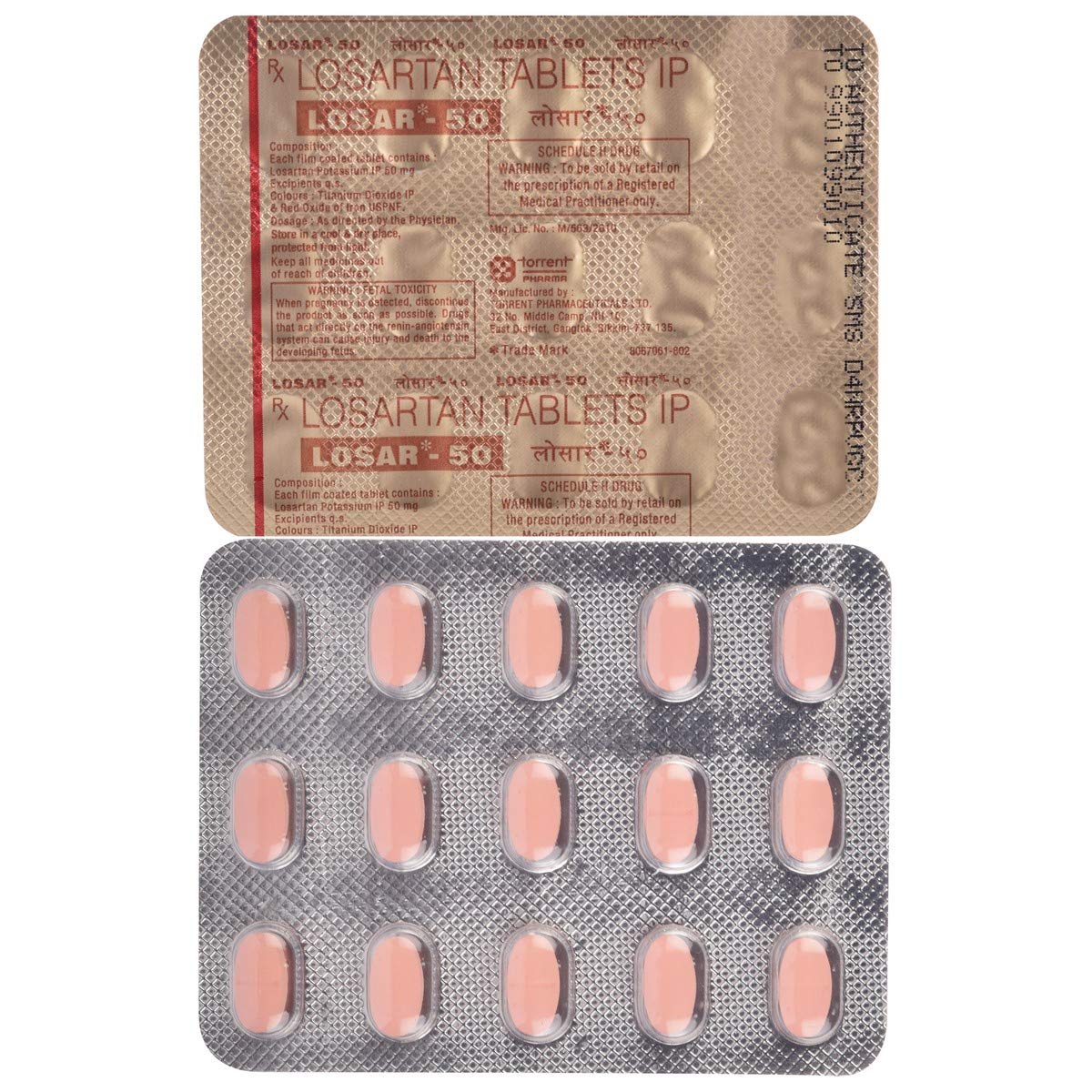 Losar-50 - Strip of 15 Tablets