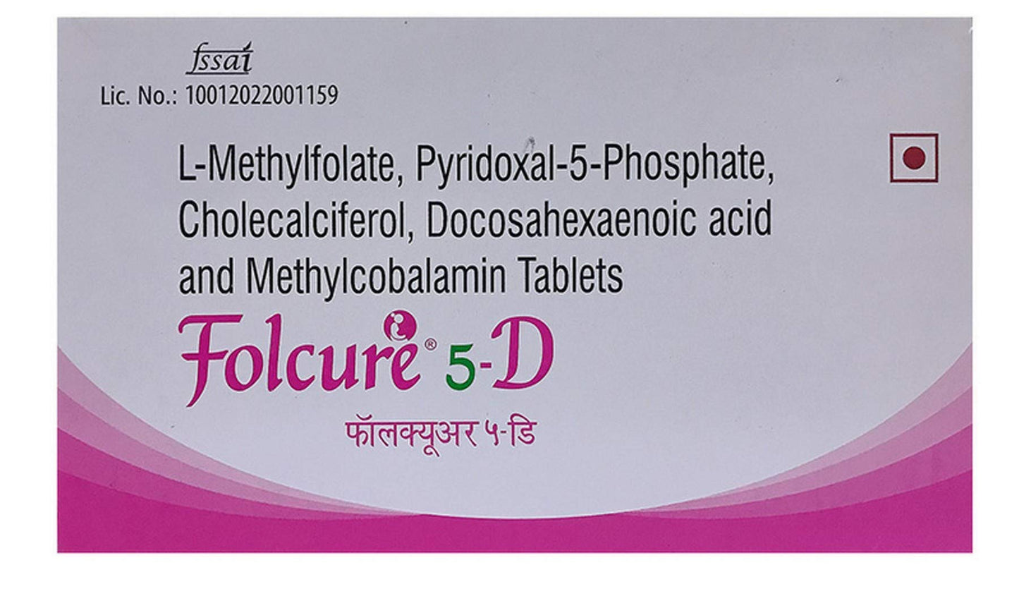 Folcure 5-D - Strip of 10 Tablets