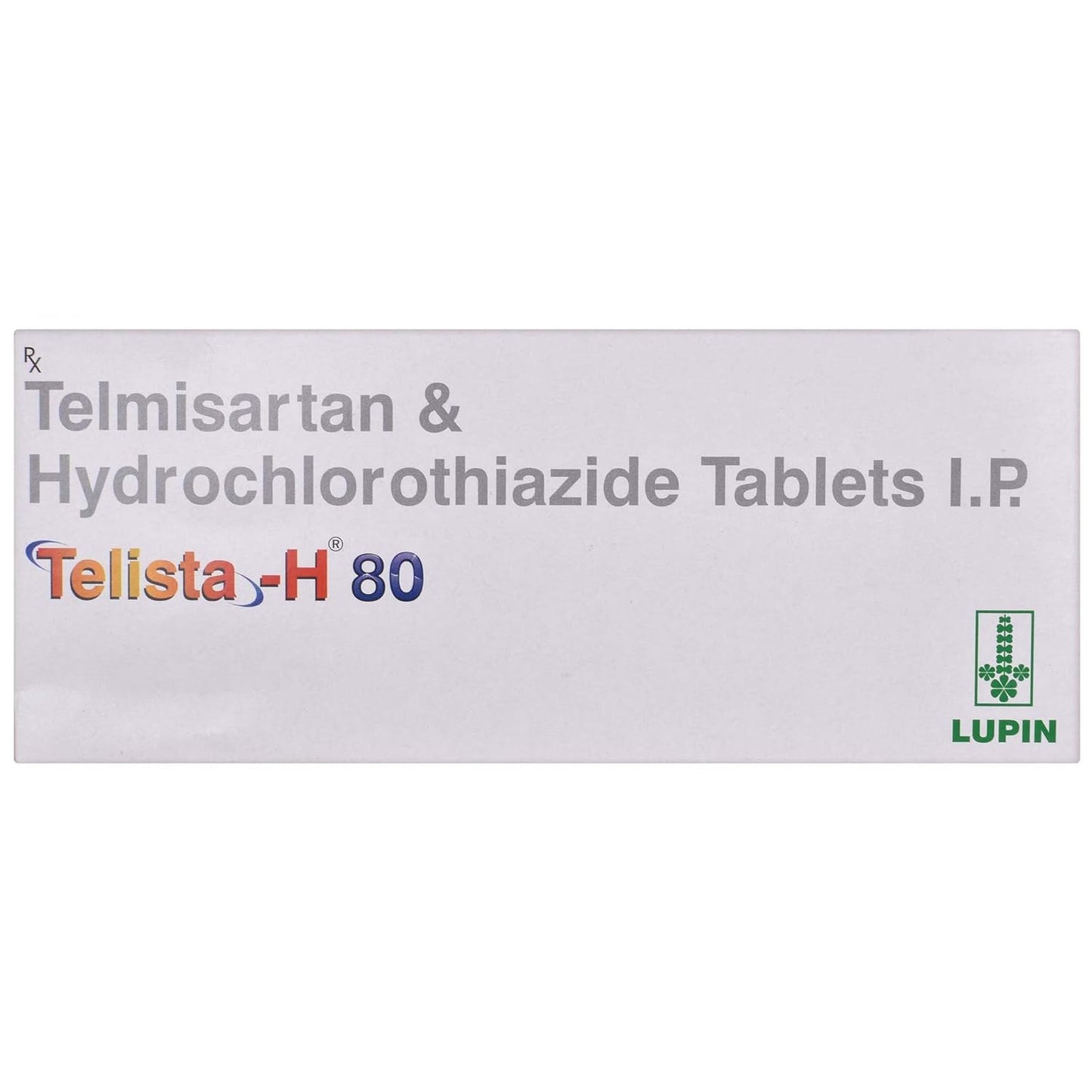 Telista H 80mg /12.5mg - Strip of 15 Tablets