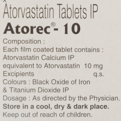 Atorec 10 - Strip of 10 Tablets