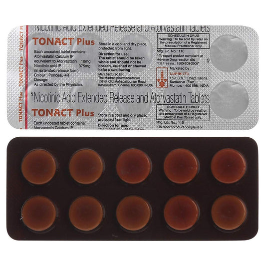 Tonact Plus - Strip of 10 Tablets