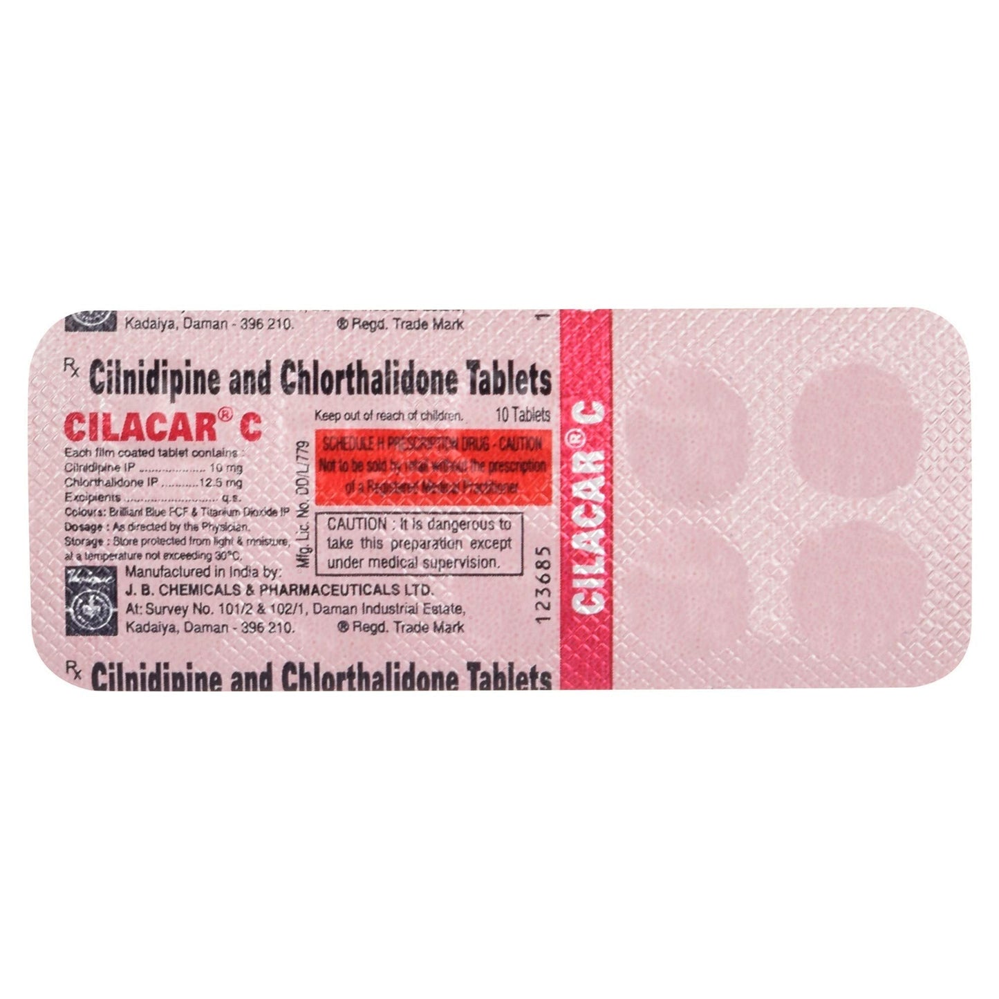 Cilacar C - Strip of 10 Tablets