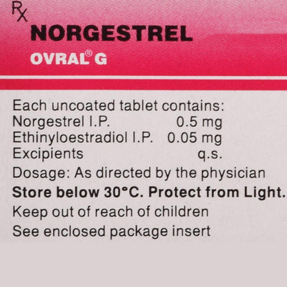 Ovral G - Strip of 20 Tablets