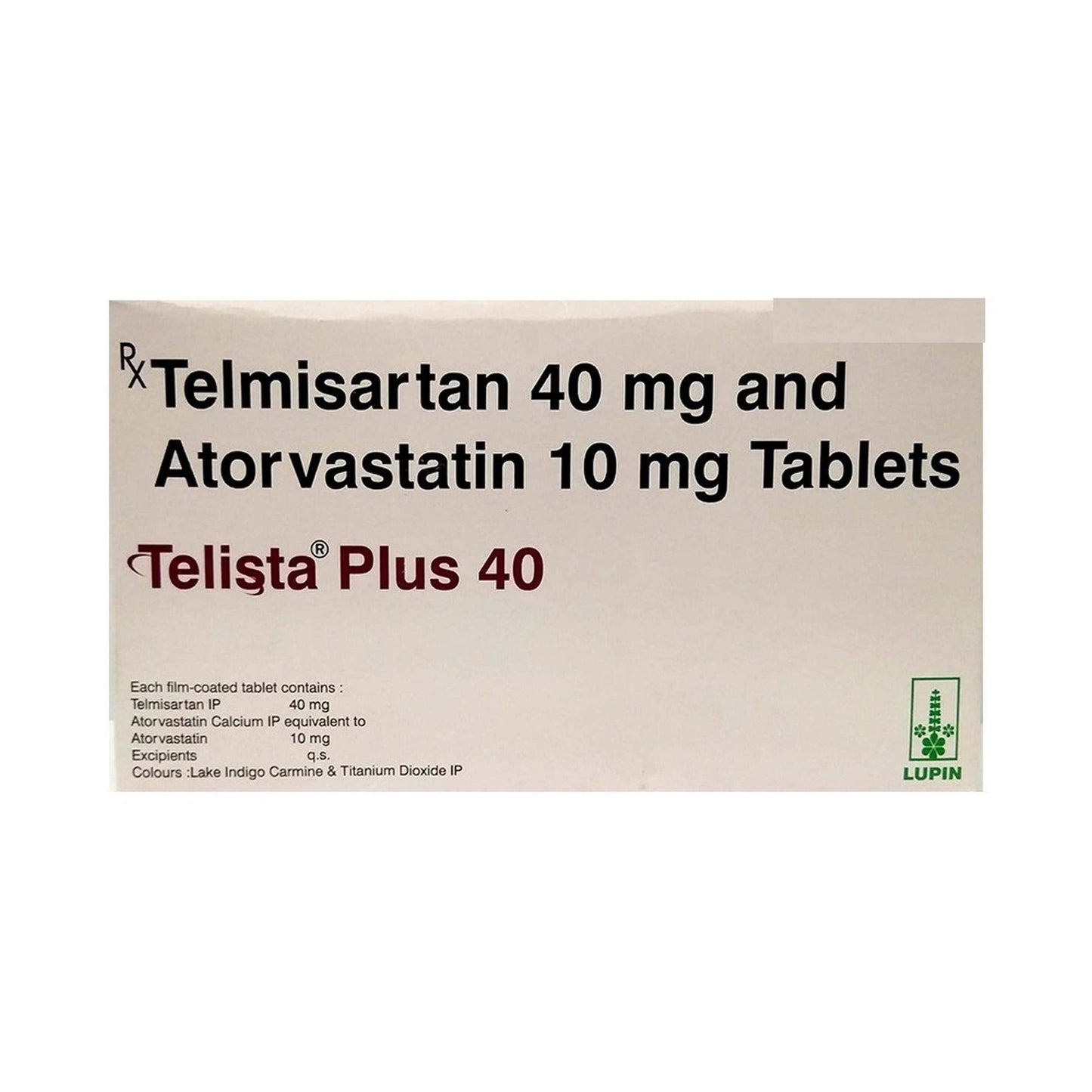 Telista Plus 40 - Strip of 15 Tablets