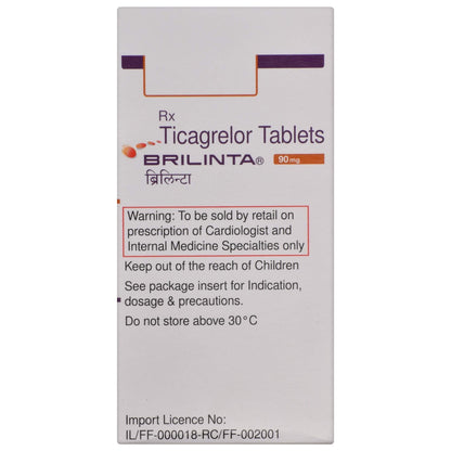 Brilinta 90mg Tablet