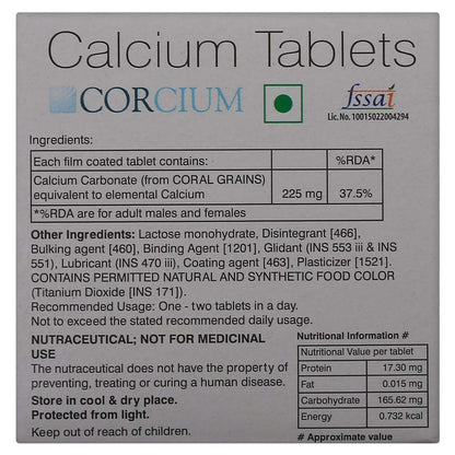 Corcium - Strip of 15 Tablets