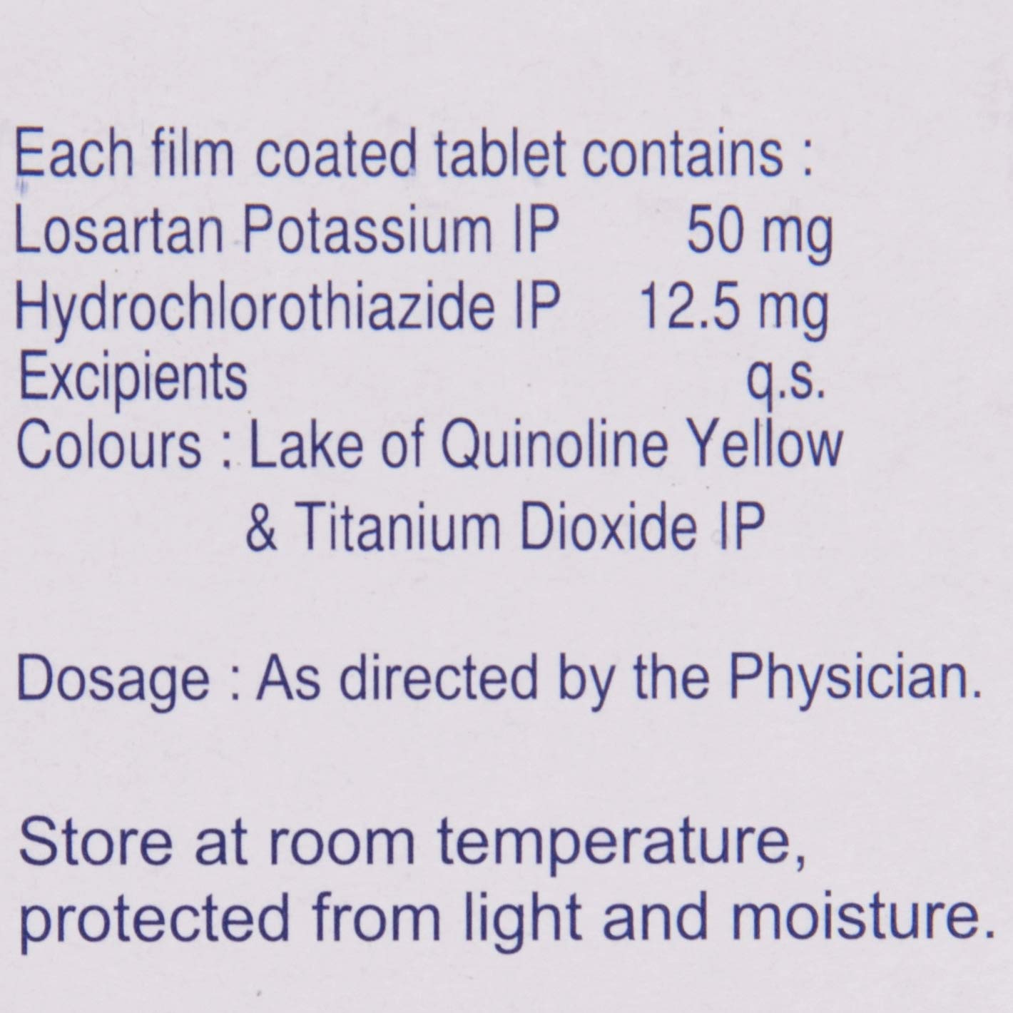 Covance-D - Strip of 10 Tablets