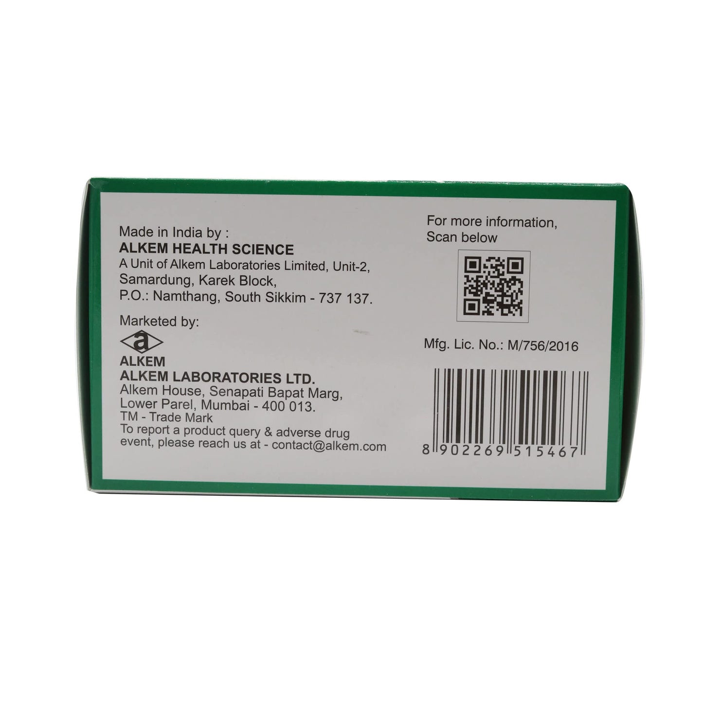 DAPANORM-M 5 - Strip of 10 Tablets