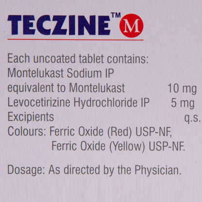 Teczine M - Strip of 10 Tablets