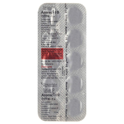 Atorec 10 - Strip of 10 Tablets