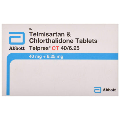 Telpres CT 40/6.25 - Strip of 15 Tablets