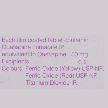 Qutipin 50 - Strip of 10 Tablets