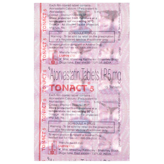 Tonact 5 - Strip of 15 Tablets