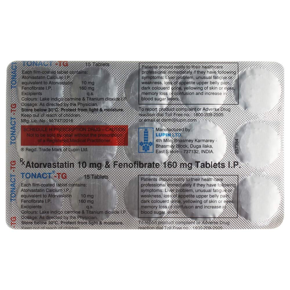 Tonact TG - Strip of 15 Tablets